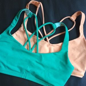 Two size 6 Lululemon Sports Bras
